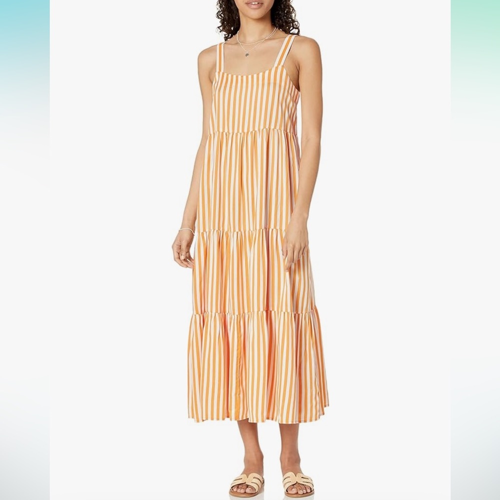 The Drop Women's Britt Tiered Maxi Tent Dress